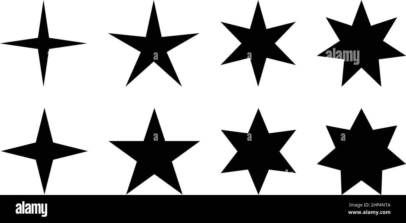 Estrella de 5 puntas Imágenes vectoriales de stock - Alamy
