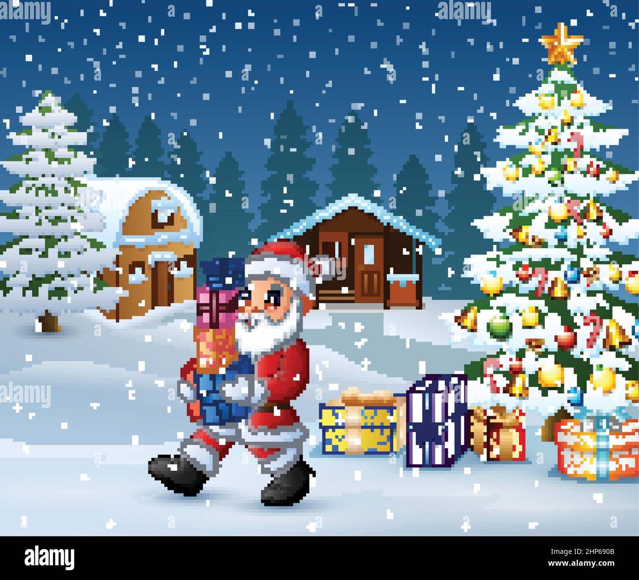 Sosteniendo adornos navideños Imágenes vectoriales de stock - Alamy Sosteniendo adornos navideños Imágenes vectoriales de stock - Alamy