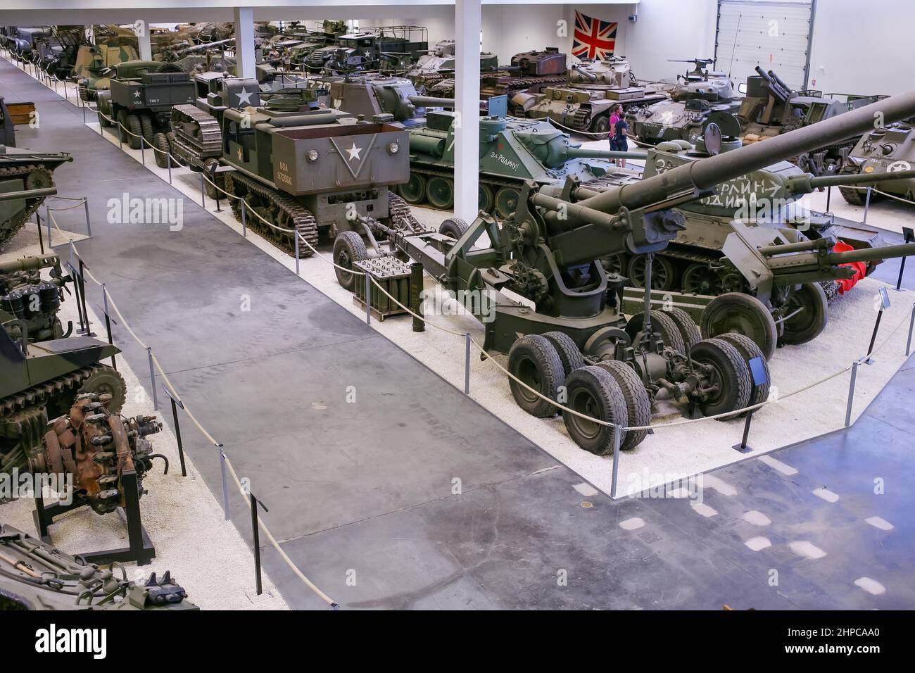 MM Park, Museo de Vehículos Militares, La Wantzenau, Estrasburgo, Francia Foto de stock