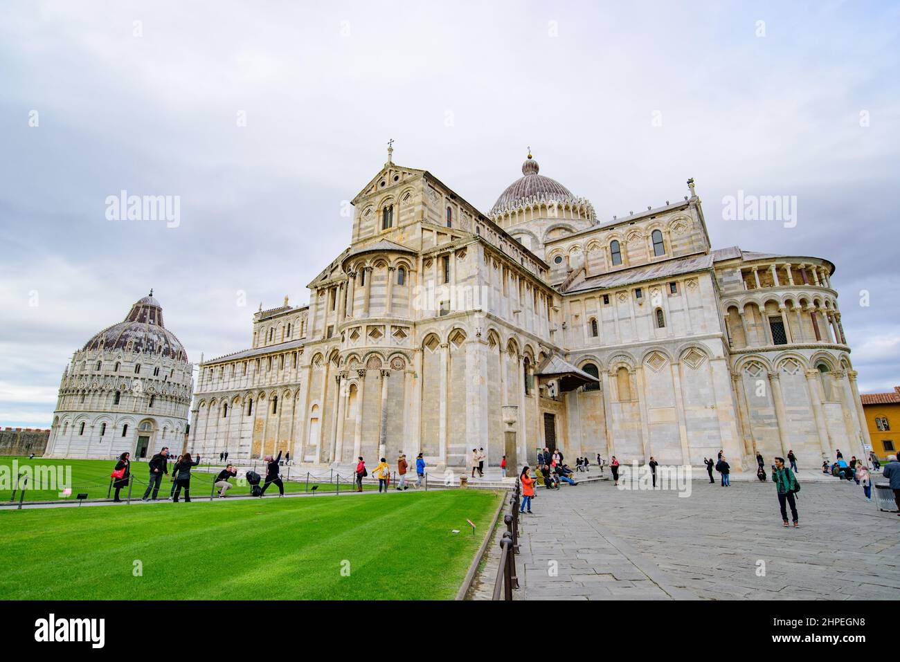Catedral de Pisa, una catedral católica medieval en Pisa, Italia Foto de stock