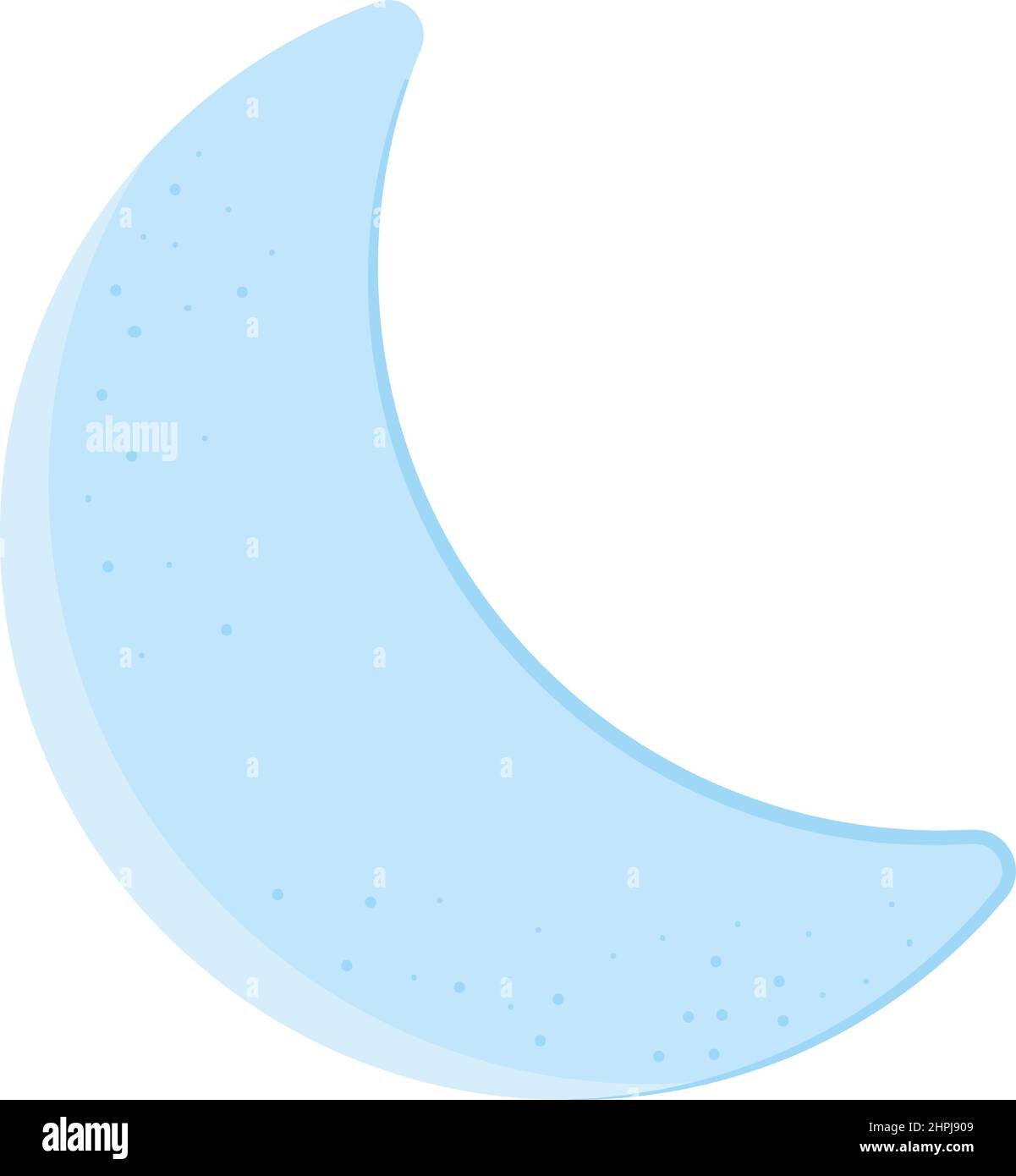 noche de luna de dibujos animados Imagen Vector de stock - Alamy