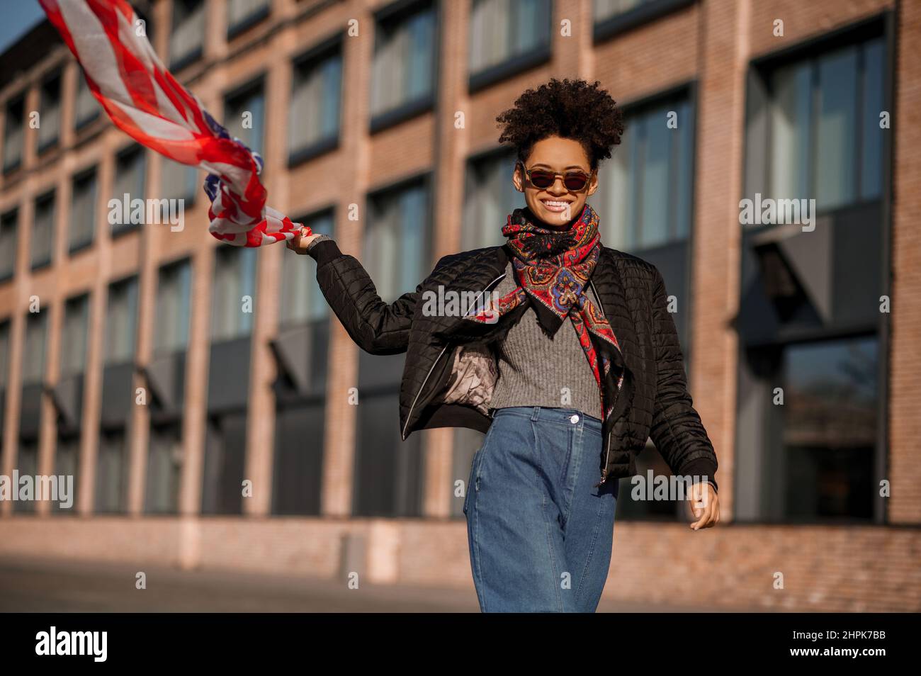 American flag scarf fotografías e imágenes de alta resolución - Alamy