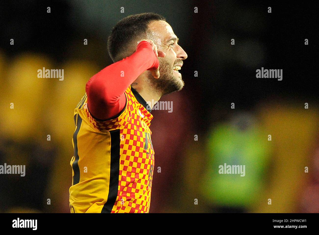 Campeonato Italiano Serie B Entre Benevento Vs Como Foto Editorial