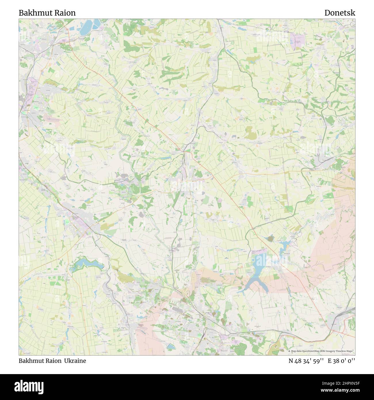 Mapa de bakhmut Imágenes recortadas de stock Alamy