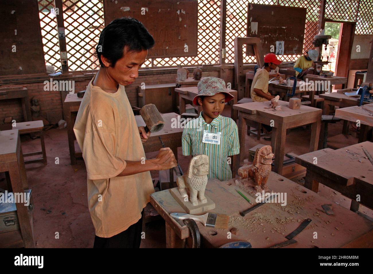 Les Artisans d'Angkor, Siem Reap, reino de Camboya, Sudeste de Asia Foto de stock