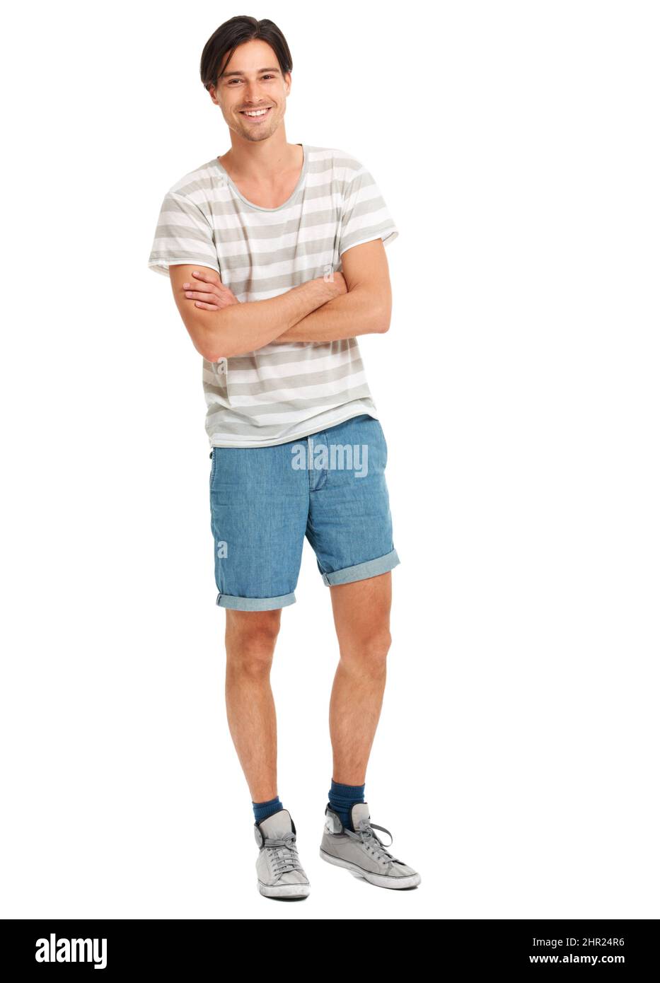 Jóvenes en pantalones cortos Imágenes recortadas de stock - Alamy