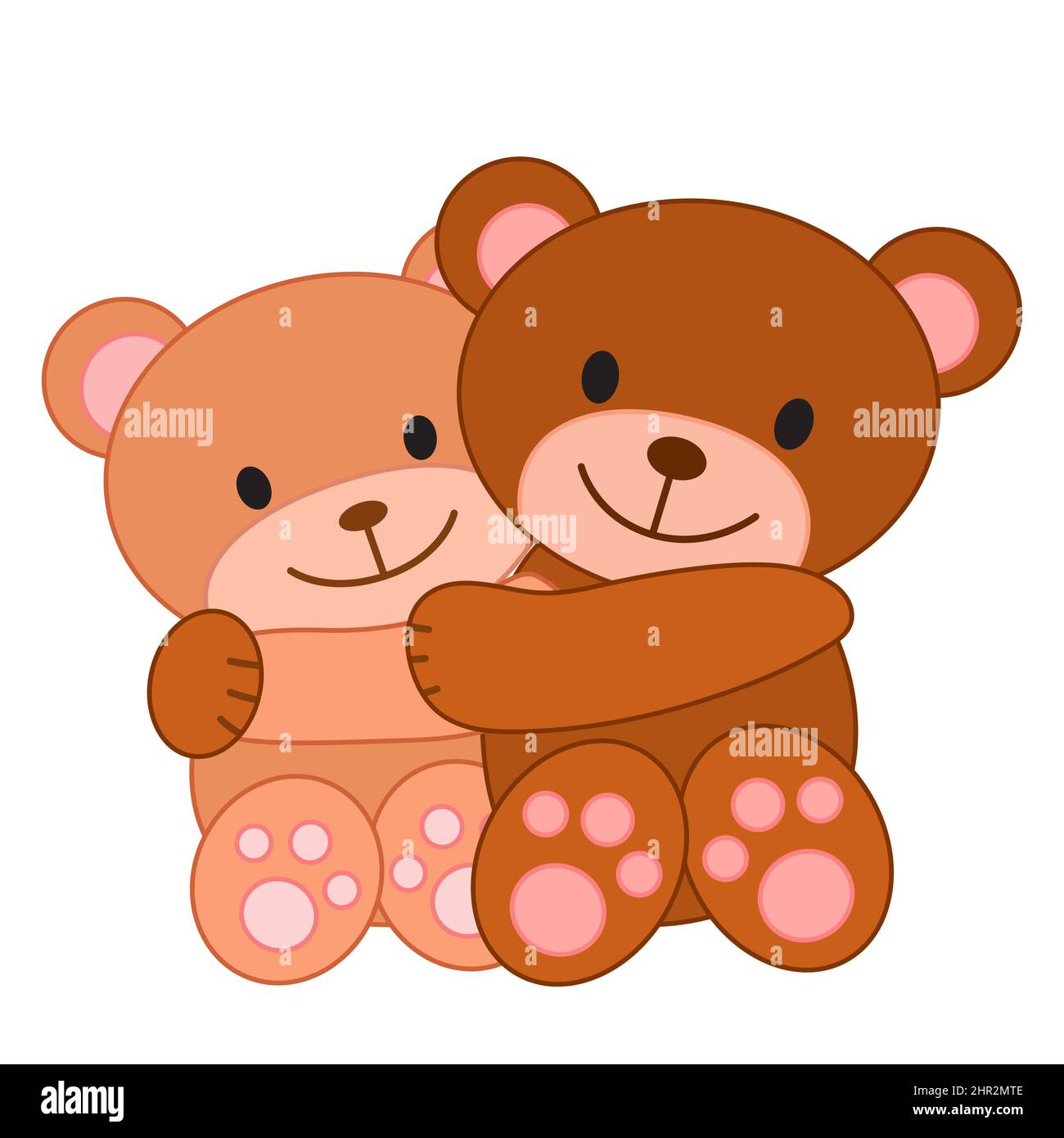 Abrazo de oso Imágenes vectoriales de stock - Alamy