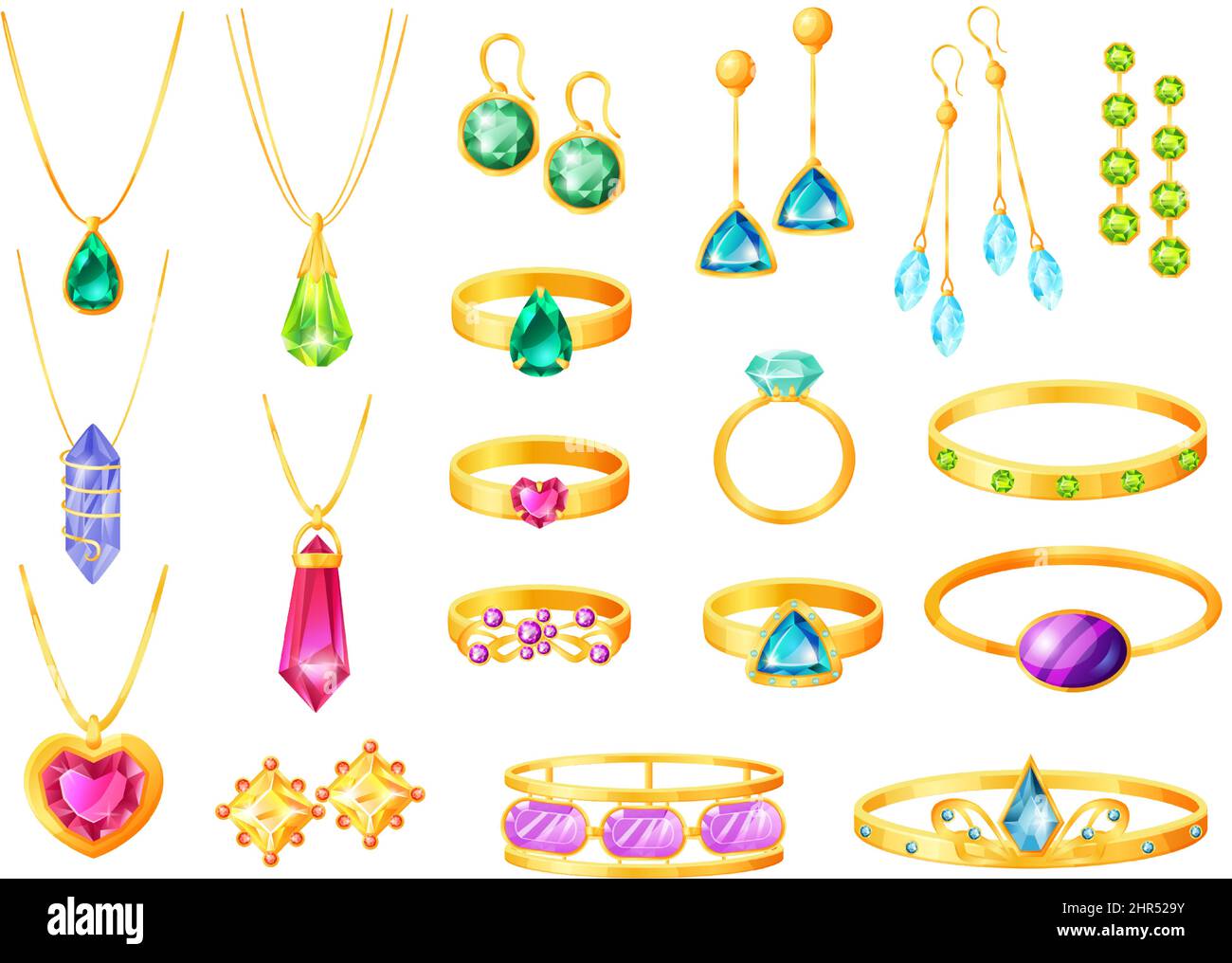 Joyas de dibujos animados de oro con piedras preciosas, anillos de boda, pendientes, pulseras. Mujer moda accesorios de oro, tiara, joya collar vector conjunto. Ilustrada Imagen Vector de stock - Alamy Joyas de dibujos animados de oro con piedras preciosas, anillos de boda, pendientes, pulseras. Mujer moda accesorios de oro, tiara, joya collar vector conjunto. Ilustrada Imagen Vector de stock - Alamy