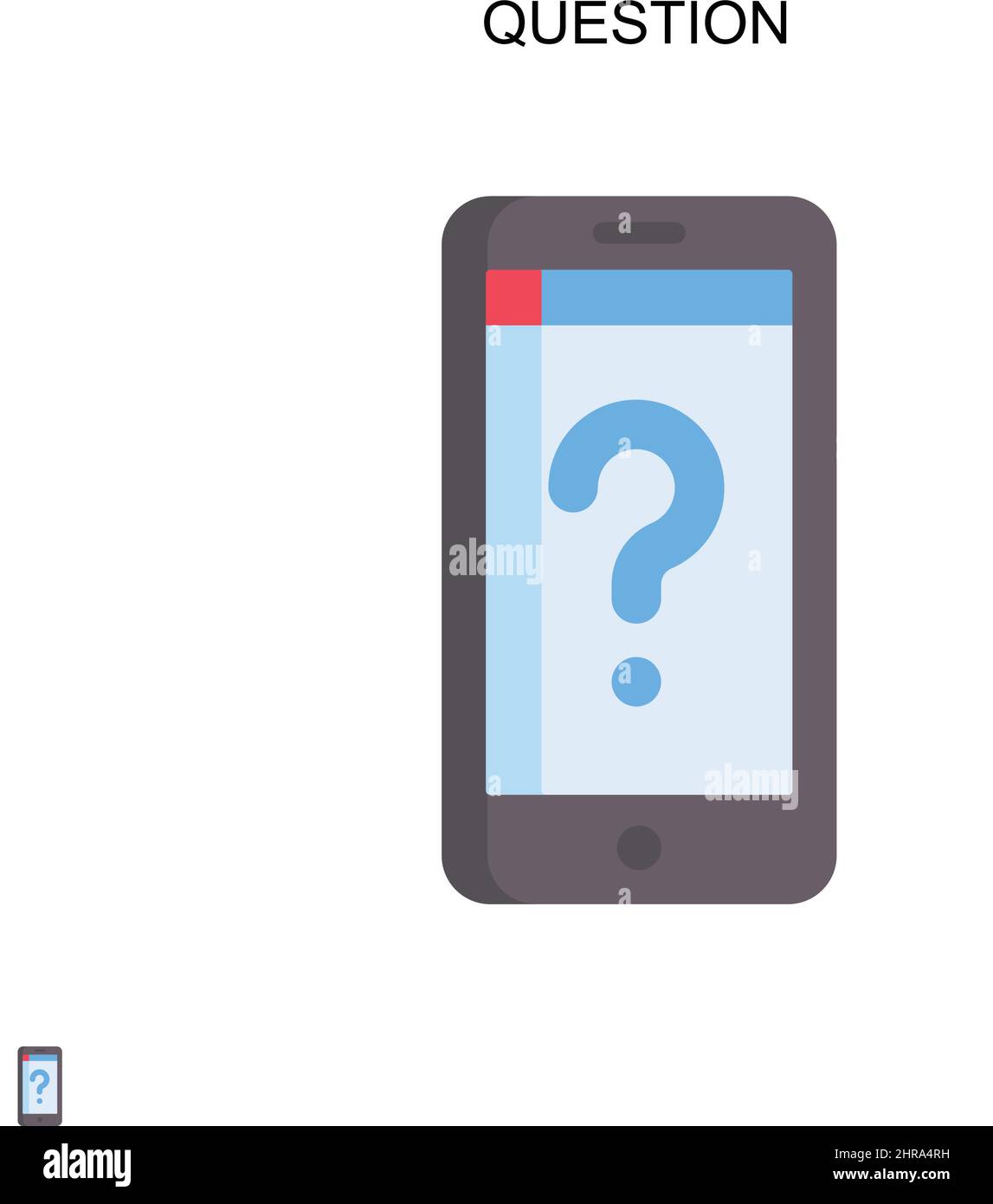 plantilla vectorial de interfaz de teléfono inteligente de juego de  preguntas en línea. diseño de diseño
