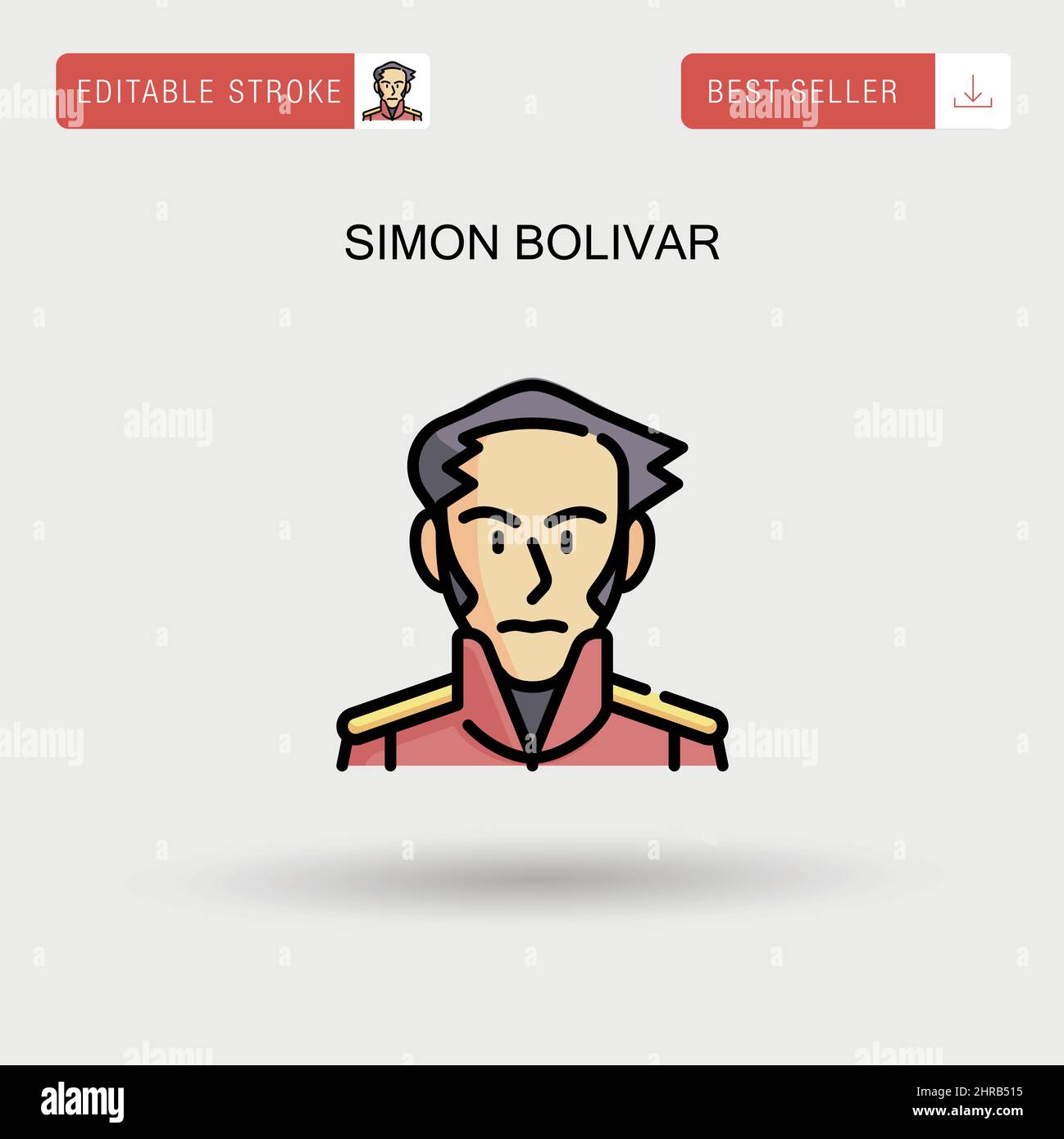 Libertador simon bolivar Imágenes vectoriales de stock Alamy
