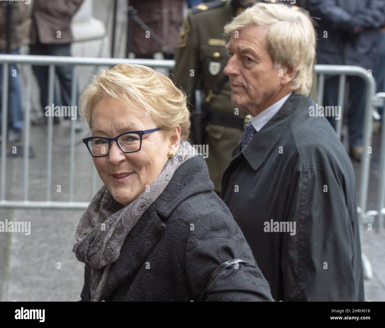 El ex premier de Quebec, Pauline Marois, y su marido, Claude Blanchet