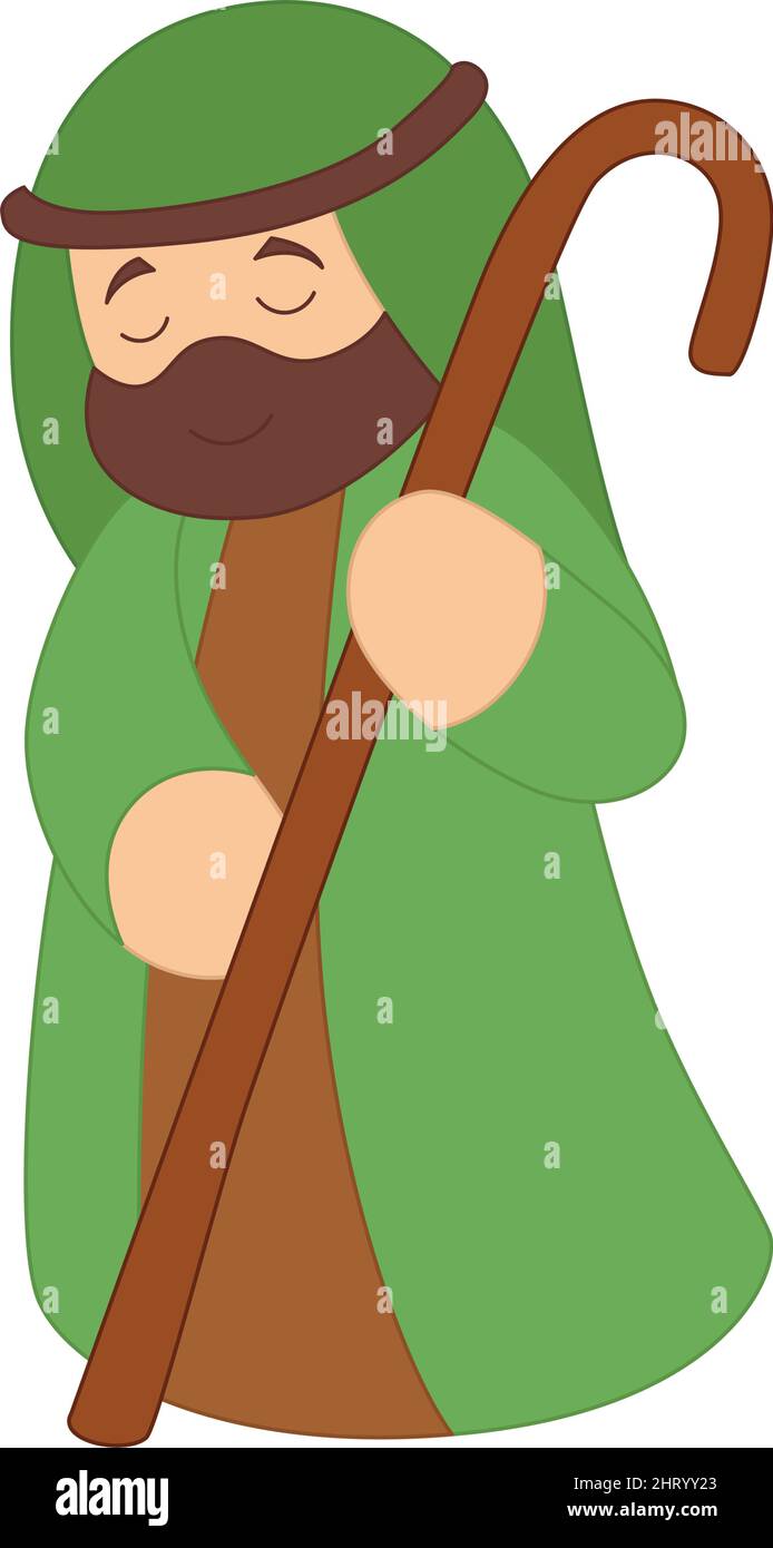 Dibujo animado aislado pastor Natividad carácter Navidad temporada Vector Imagen Vector de stock - Alamy Dibujo animado aislado pastor Natividad carácter Navidad temporada Vector Imagen Vector de stock - Alamy