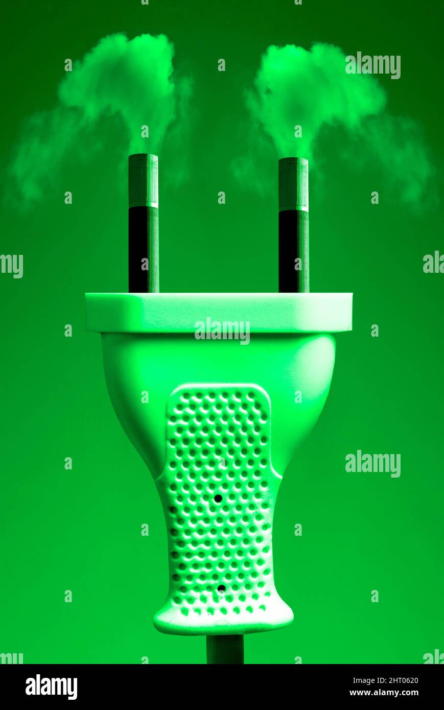 Electricidad verde, imagen conceptual Foto de stock