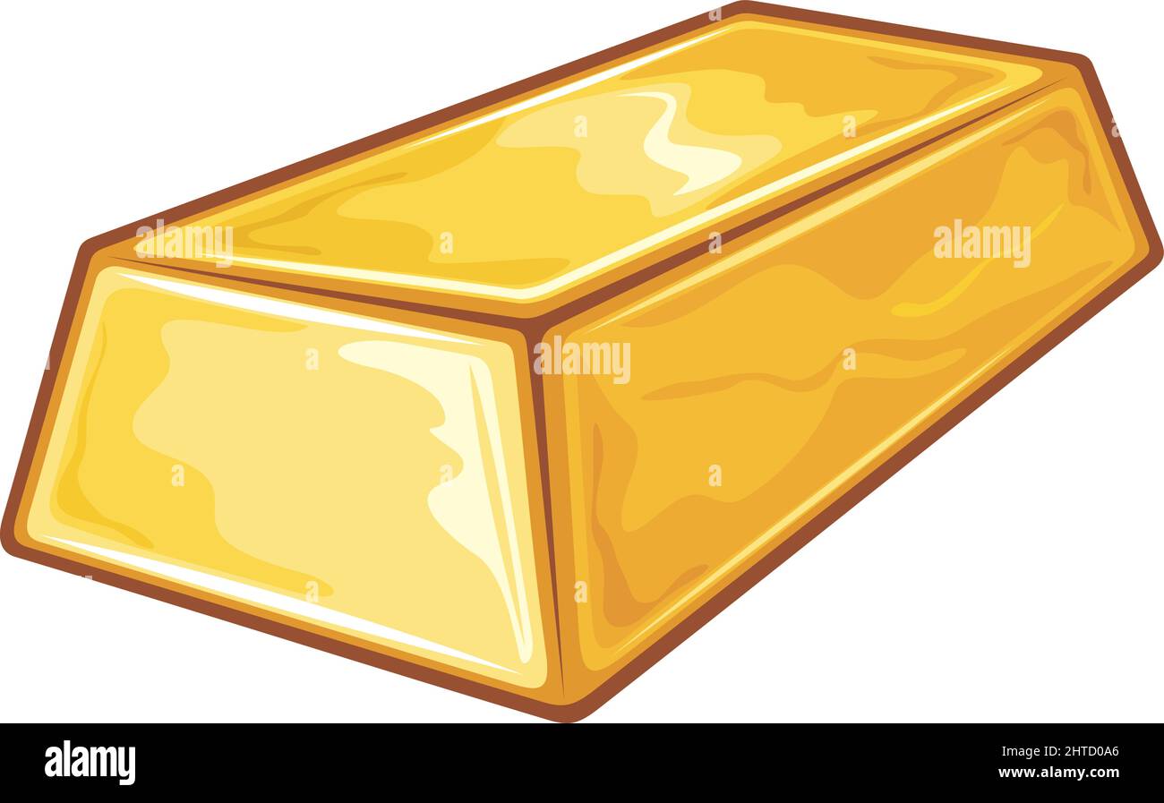 Los lingotes de oro ilustración vectorial Imagen Vector de stock - Alamy