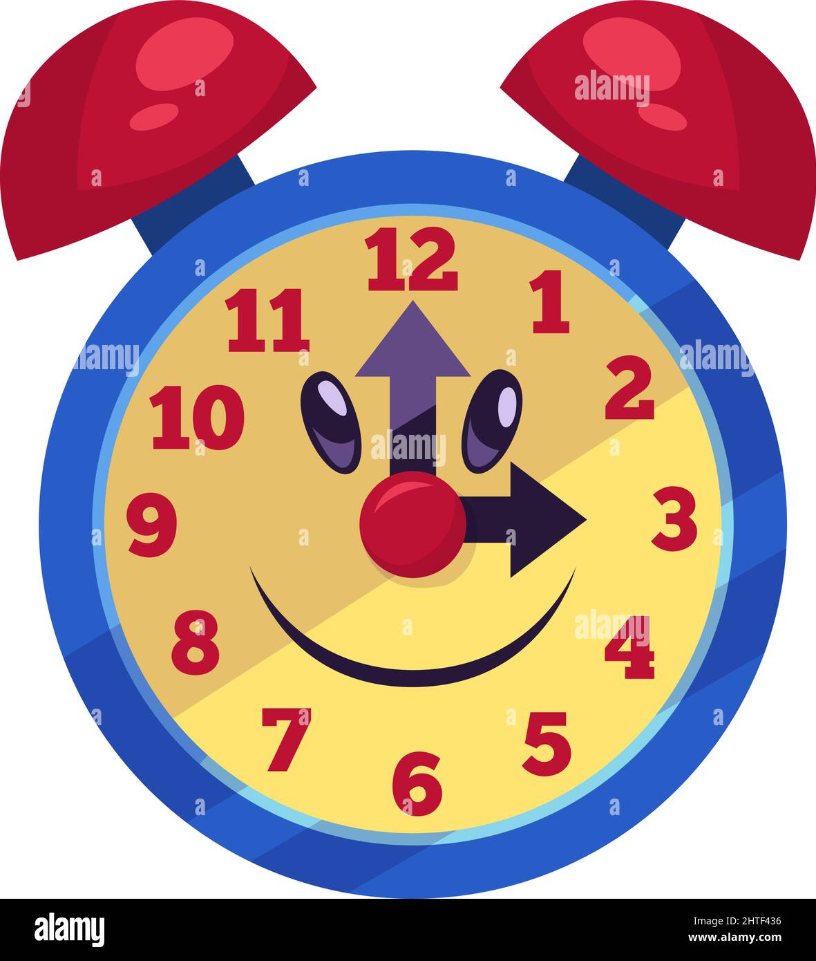 reloj despertador niños juguete 10531031 Vector en Vecteezy