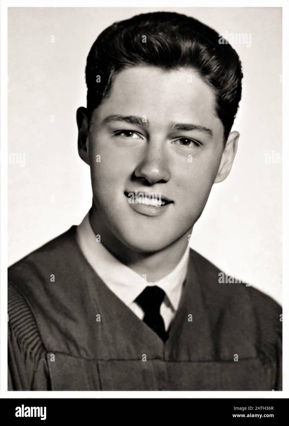1963 c., EE.UU. : EL POLÍTICO americano BILL CLINTON ( nacido William Jefferson Blythe III el 19 de agosto de 1946 ), Futuro Democrático el Presidente de los Estados Unidos de 42nd de 1993 a 2001. En esta foto cuando era un adolescente joven de 17 años en High School . Fotógrafo desconocido .- Presidente della Repubblica degli STATI UNITI AMÉRICA - POLITICO - POLÍTICA - HISTORIA - FOTO STORICHE - RETRATO - RITRATTO - personalità personalità da giovane giovani - da bambino bambini - personalidades de la personalidad cuando era joven - niño - niños - infanzia - infancia - smile - sorriso - ragazzo --- Foto de stock