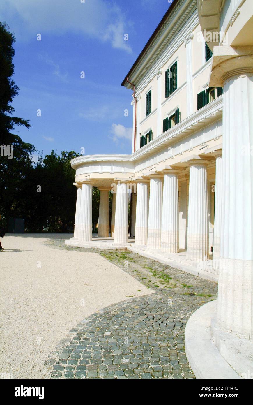 Lateral, Casinò Nobile, Villa Torlonia, Roma, Lazio, Italia Foto de stock