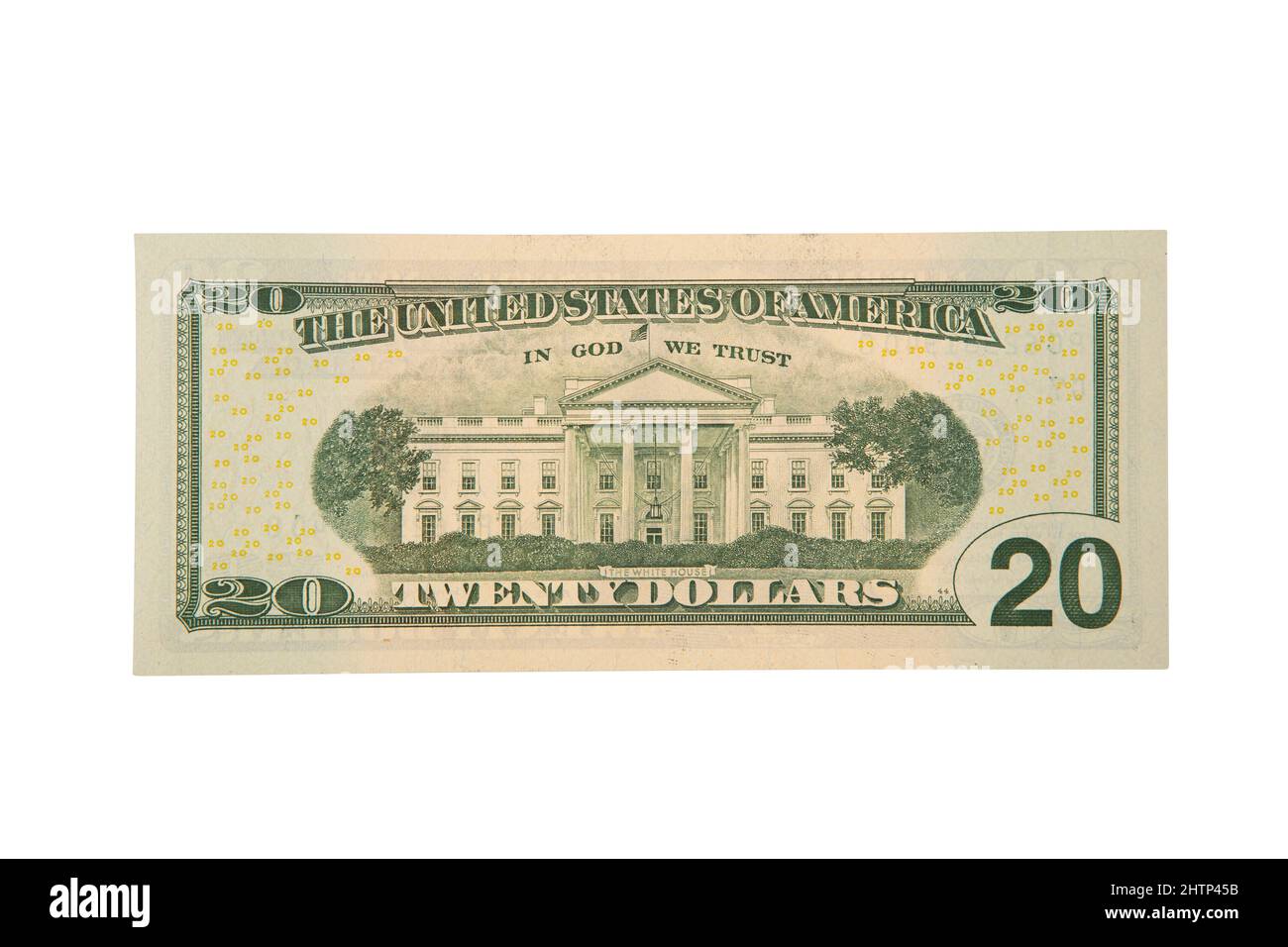 Aktuelle Dollarscheine im Bündel, Stapel und einzeln. Foto de stock