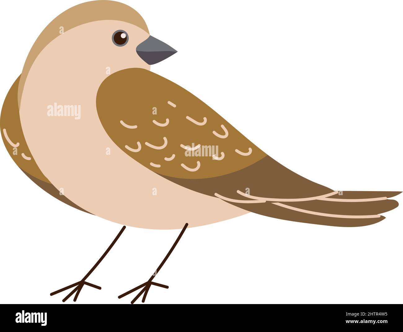 icono de dibujo animado de pájaro Imagen Vector de stock - Alamy