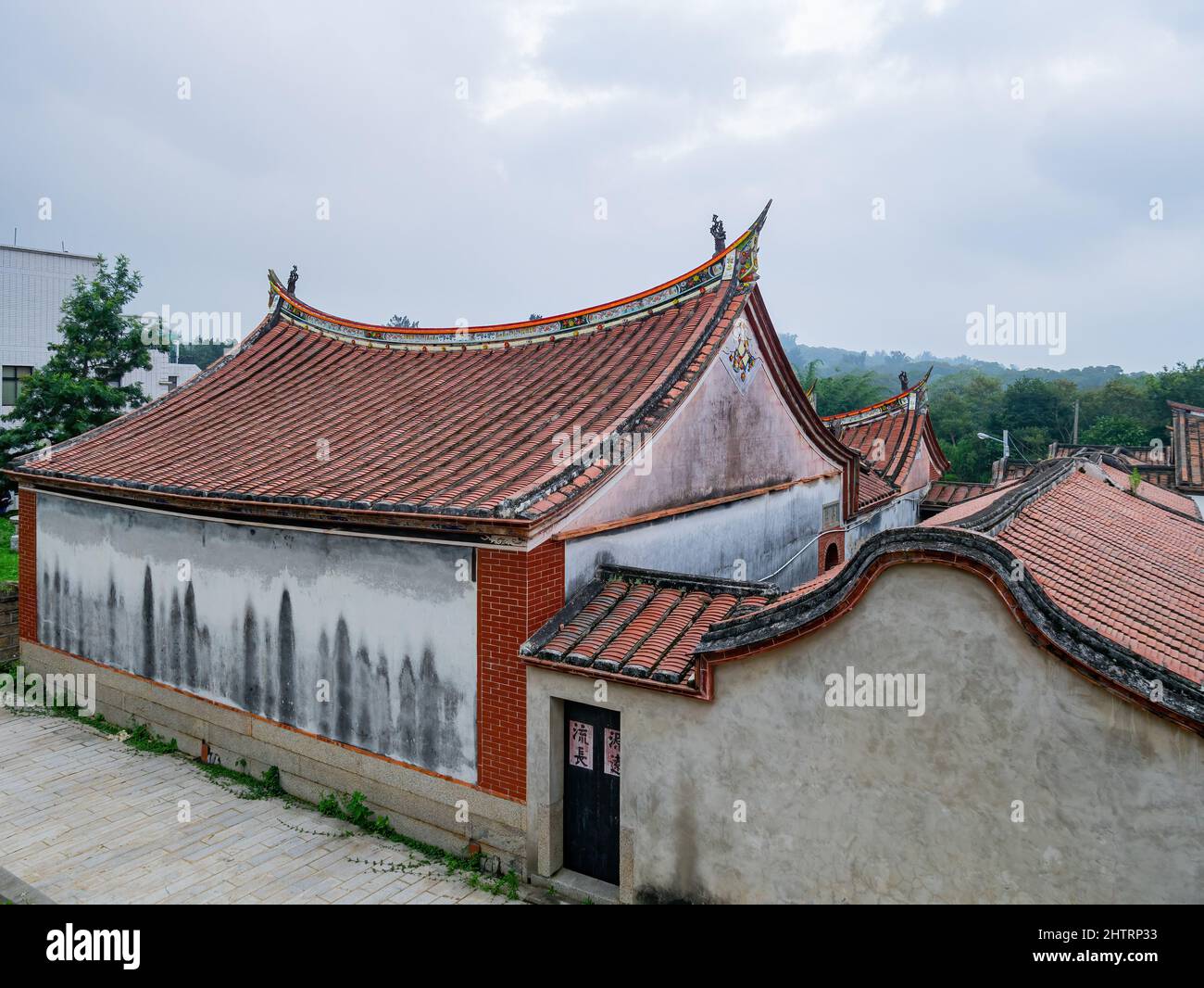 Kinmen, MAYO de 31 2014 - Vista general de algunos edificios tradicionales en la aldea de Shuitou Foto de stock