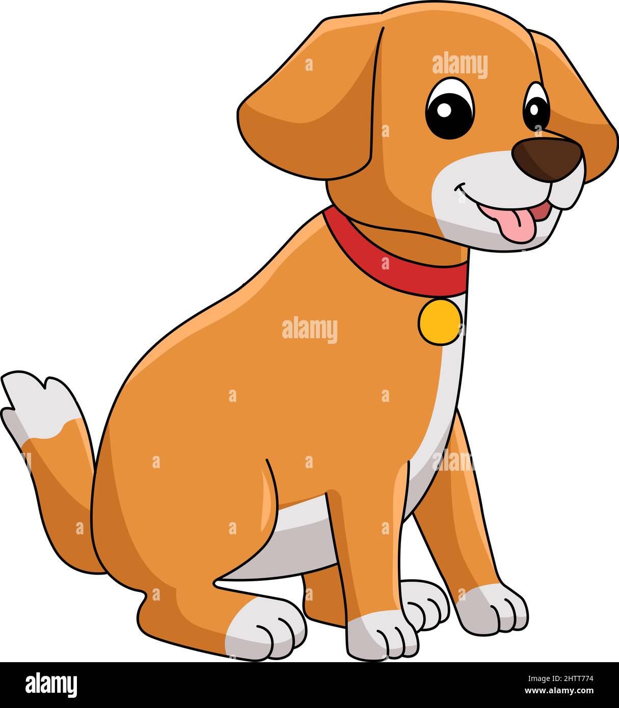 Ilustración de recorte de color de dibujo de perro Imagen Vector de stock - Alamy Ilustración de recorte de color de dibujo de perro Imagen Vector de stock - Alamy