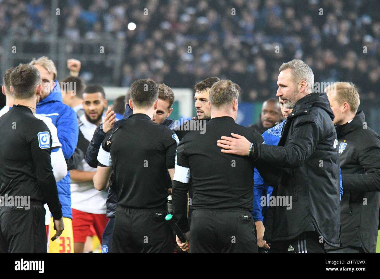 Segunda liga Karlsruher sc verliert im DFB Pokal gegen Hamburger Sv VolkHSV sparkstadion 2 de marzo de 2022 Foto de stock
