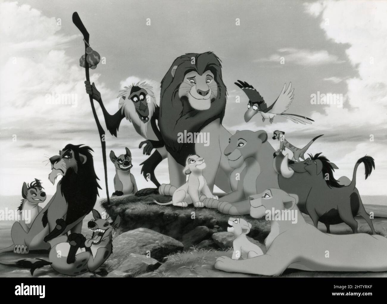 Escena de la película de animación The Lion King, USA 1994 Foto de stock