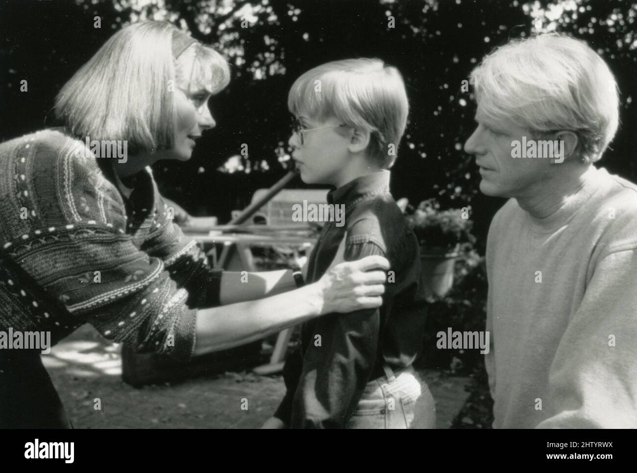 El actor Macaulay Culkin, Mel Harris, y Ed Begley en la película The Pagemaster, USA 1994 El actor Macaulay Culkin, Mel Harris, y Ed Begley en la película The Pagemaster, USA 1994