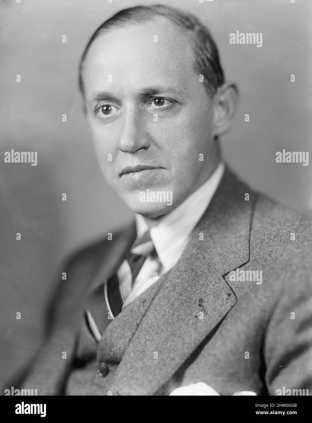 HARRY HOPKINS (1890-1946) estadista estadounidense y consejero presidencial. Alrededor de 1935. Foto de stock