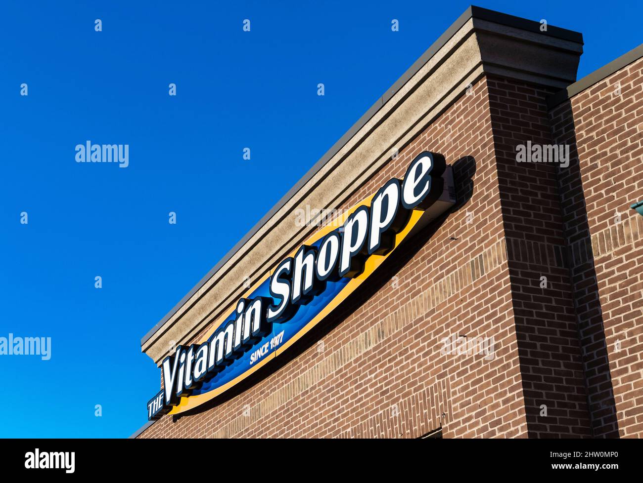 The Vitamin Shoppe, Nueva Jersey, Estados Unidos. Foto de stock