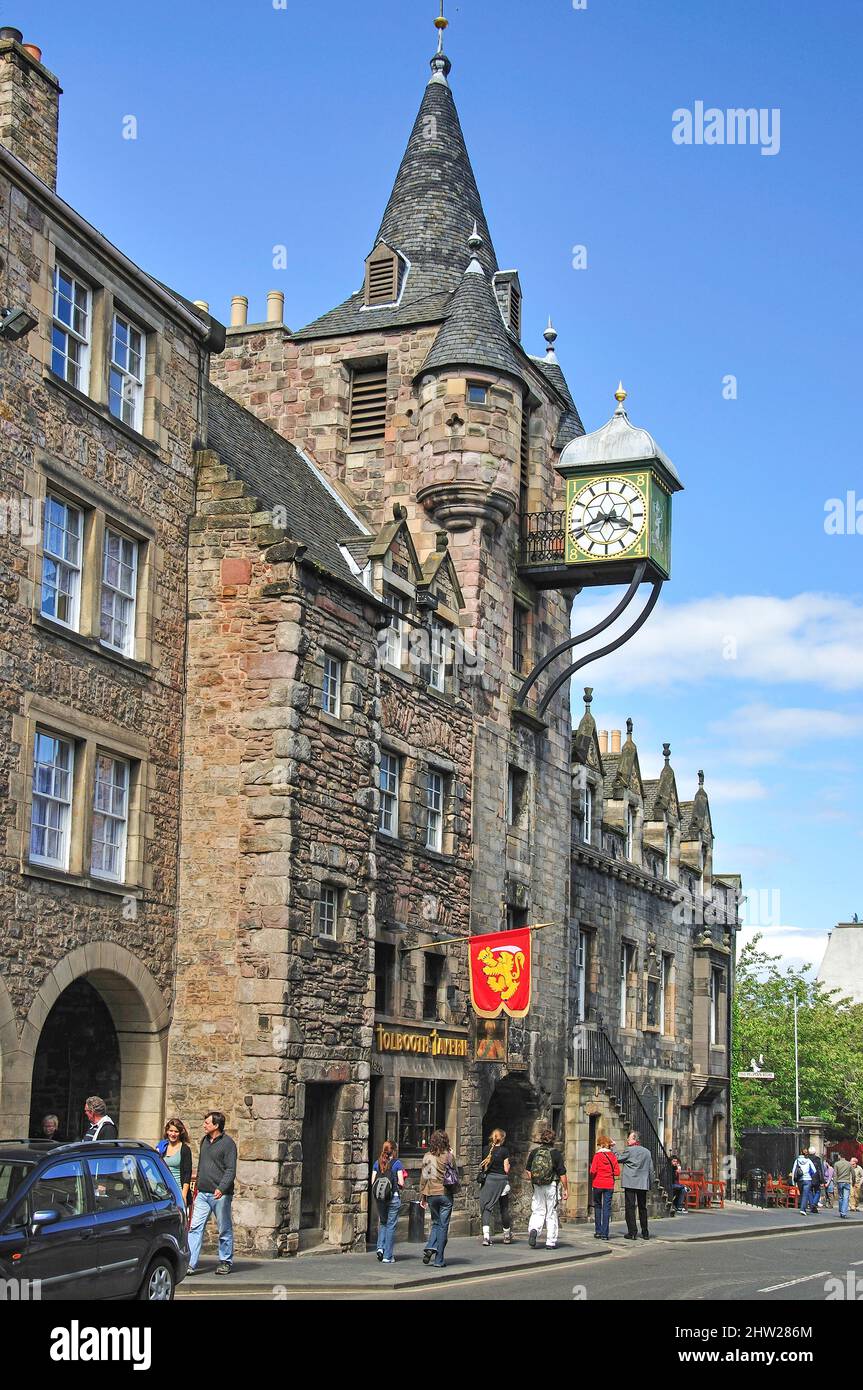 El Canongate Tolbooth, Canongate, Old Town, Edimburgo, Lothian, Escocia, Reino Unido Foto de stock