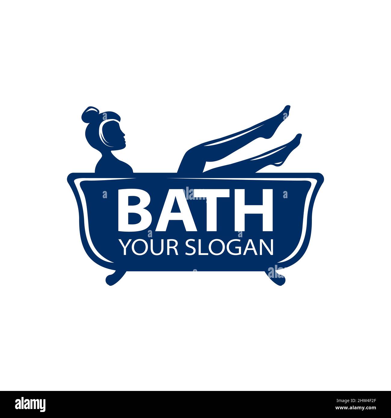 Logotipo vectorial de plomería, baños y duchas Imagen Vector de stock -  Alamy