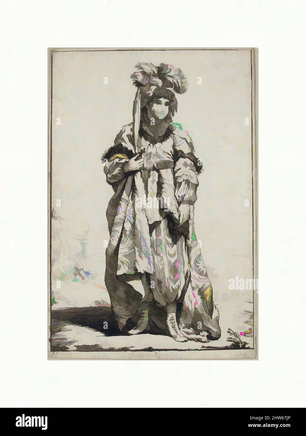 Arte inspirado en Sultane Blanche y Le Grand Visir (Sultanía Blanca y el Gran Vizir), de la serie 'Caravane du Sultan à la Mecque...' (Caravana de un sultán que va a la Meca), 1748, Etching, hoja: 7 15/16 x 5 1/4 pulg. (20,1 x 13,4 cm), Grabados, Joseph Marie Vien (Francés, Montpellier, Obras clásicas modernizadas por Artotop con un toque de modernidad. Formas, color y valor, atractivo impacto visual en el arte Emociones a través de la libertad de las obras de arte de una manera contemporánea. Un mensaje atemporal que busca una nueva dirección totalmente creativa. Artistas que se están volviendo al medio digital y creando el Artotop NFT Foto de stock