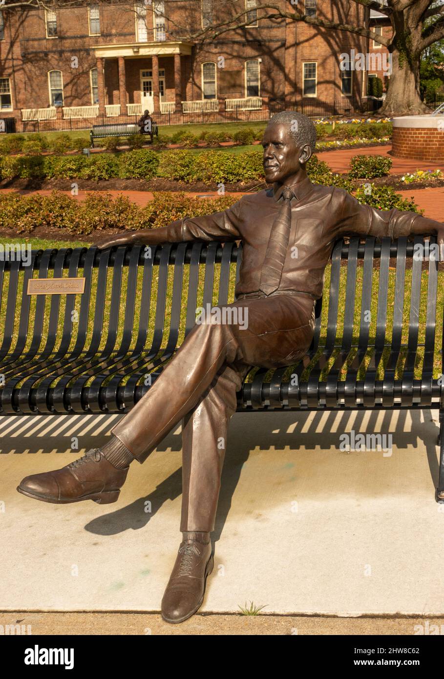 Esculturas icónicas en Hampton University Legacy Park Hampton Virginia Fotografía de stock Alamy