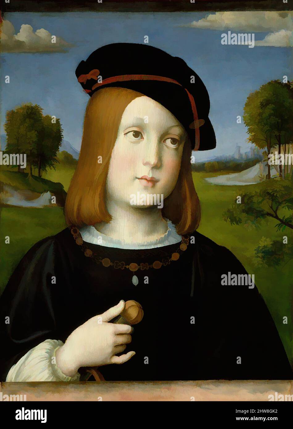 Arte inspirado por Federigo Gonzaga (1500–1540), 1510, Tempera sobre  madera, transferido de madera a lona y luego de nuevo a madera, total 18  7/8 x 14 pulg. (47,9 x 35,6 cm); superficie