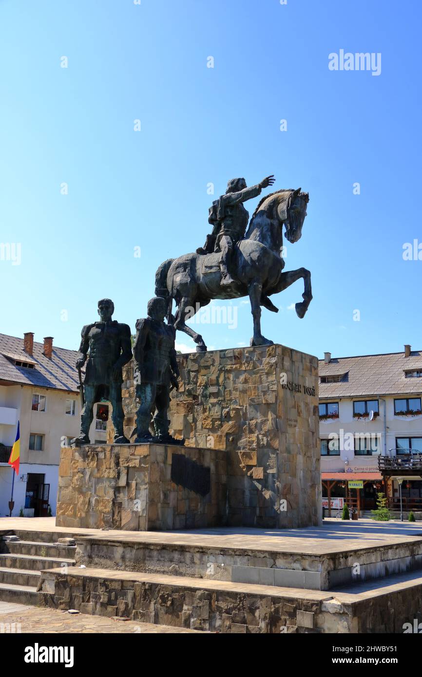 El Bogdan Voda Primaria monumento en Borsa, Maramures, Transilvania,  Rumania Fotografía de stock - Alamy