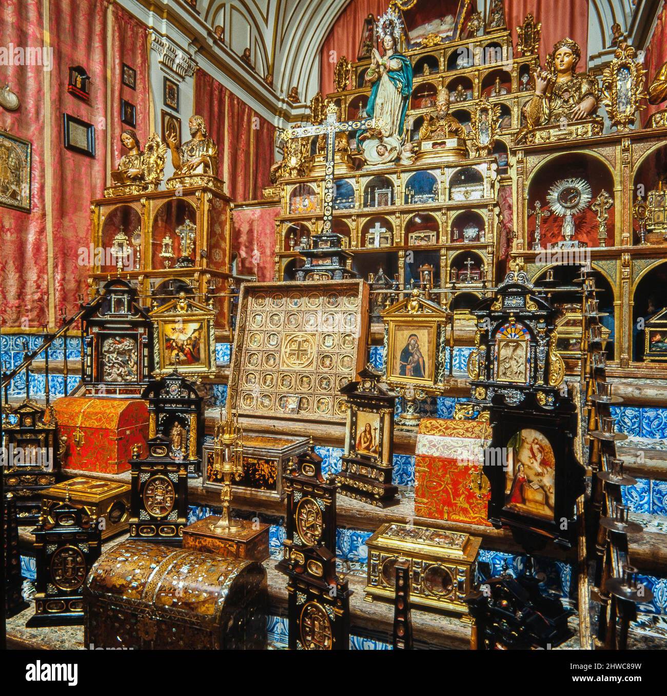 Interior del Monasterio de las Descalzas Reales de Madrid, Fundado en el  año 1559 Fotografía de stock - Alamy