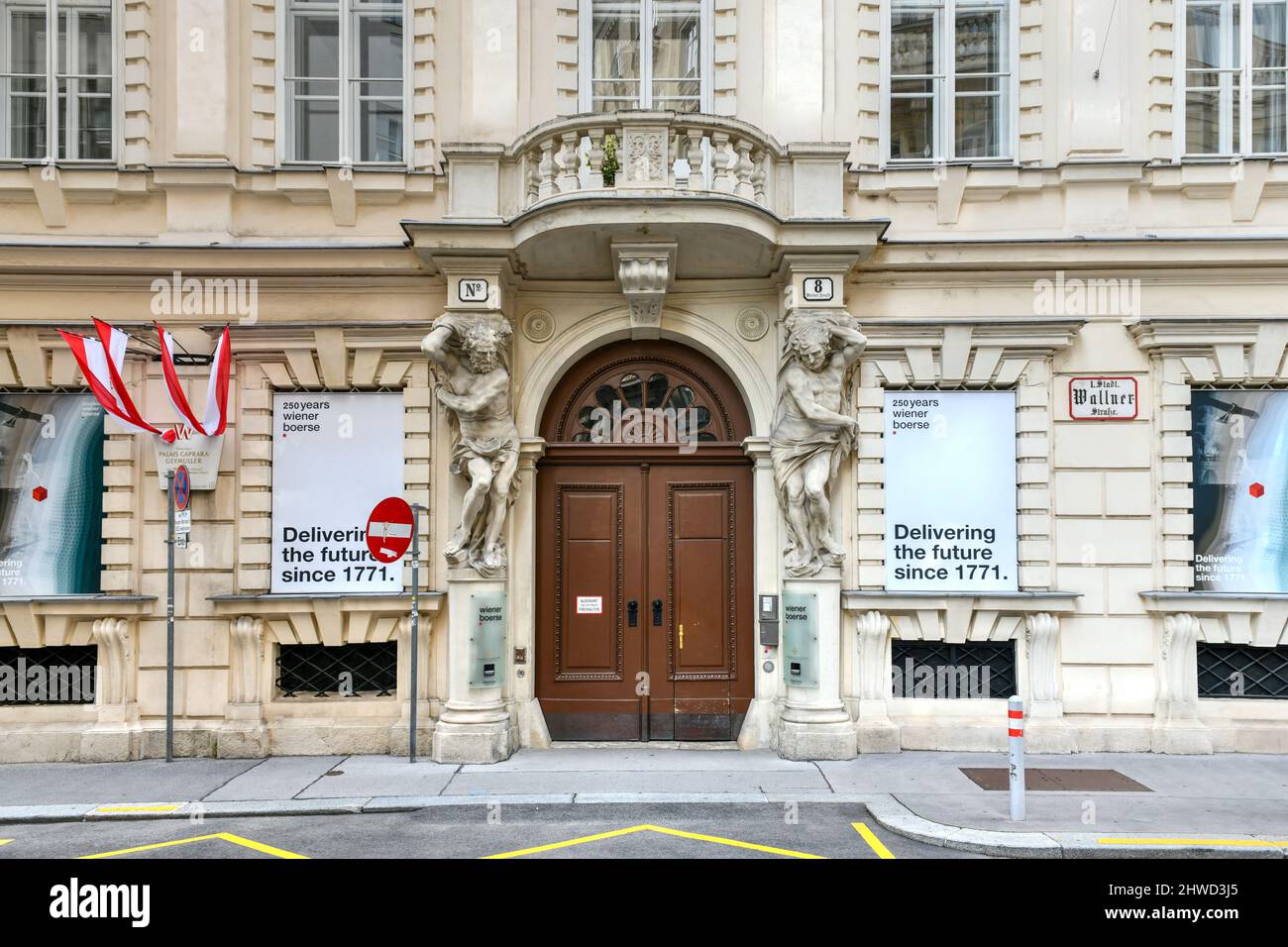 Wiener Borse. Es el edificio de la bolsa de Viena. Es uno de los  intercambios más antiguos en Europa Fotografía de stock - Alamy