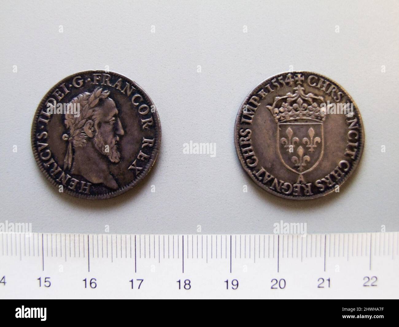 1 Prueba de Enrique II, Rey de Francia de París. Gobernante Enrique II