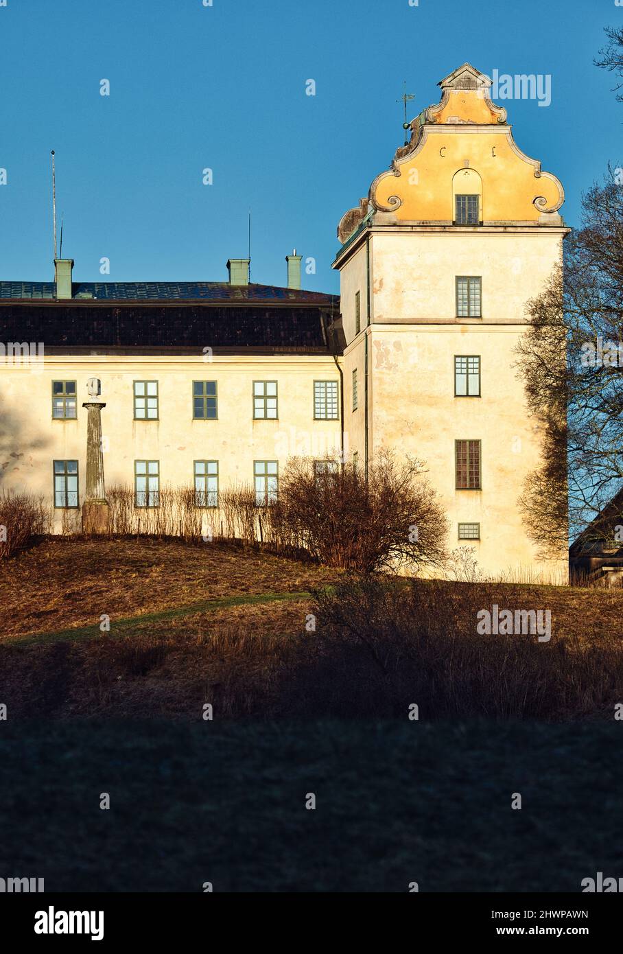 17th siglo Tireso Palace (Tireso Slott) Tireso, Condado de Estocolmo, Suecia Foto de stock