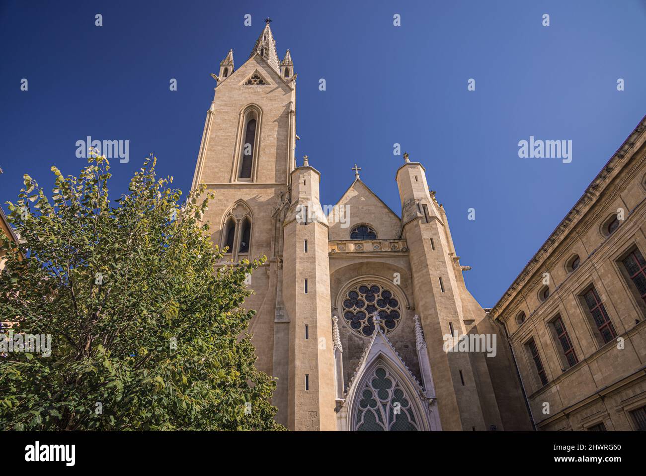 Iglesia de San Juan de Malta (Eglise Saint-John-de-Malte), Aix-en-Provence, Francia Foto de stock