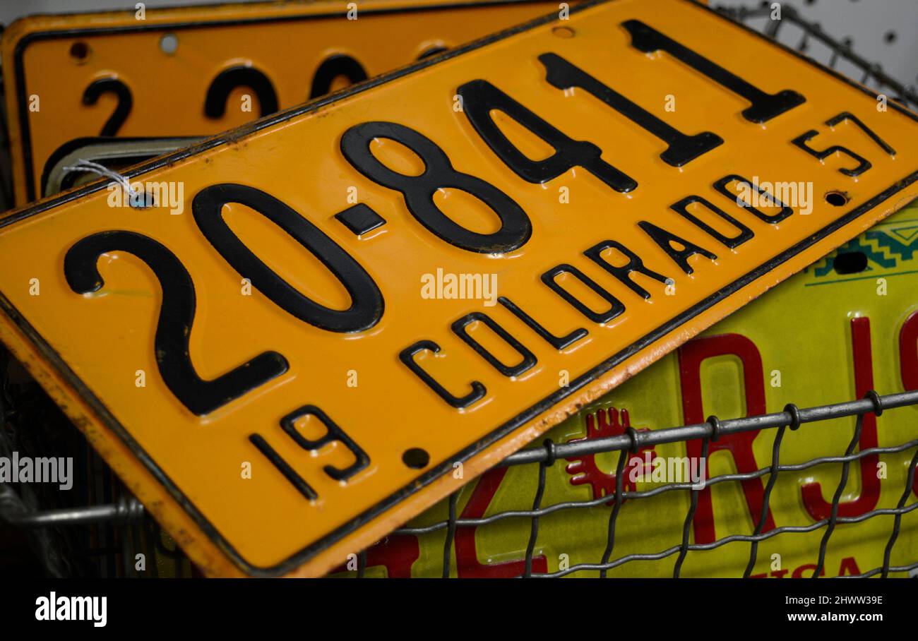 Placas de colorado fotografías e imágenes de alta resolución Alamy