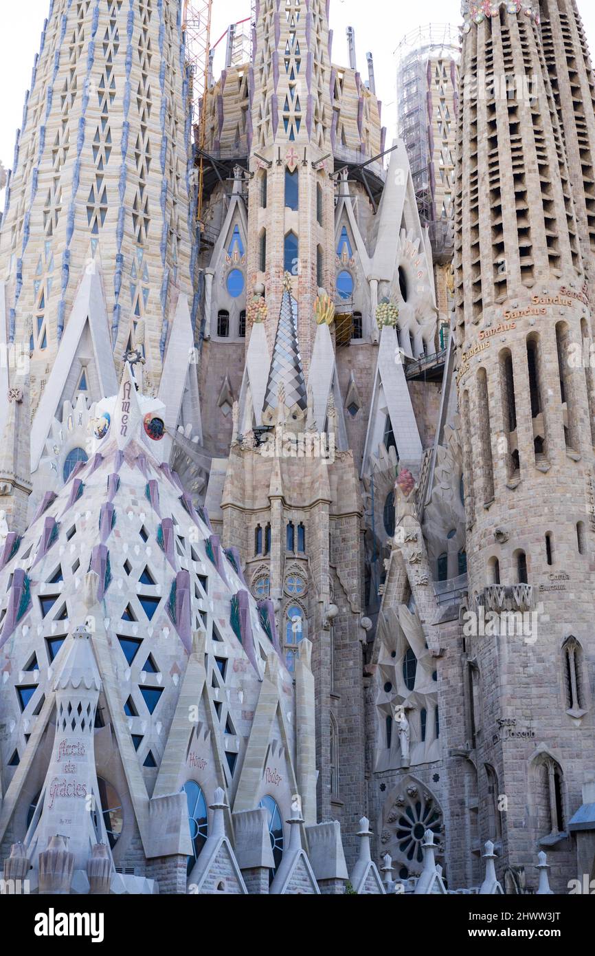 Sagrada Familia Foto de stock