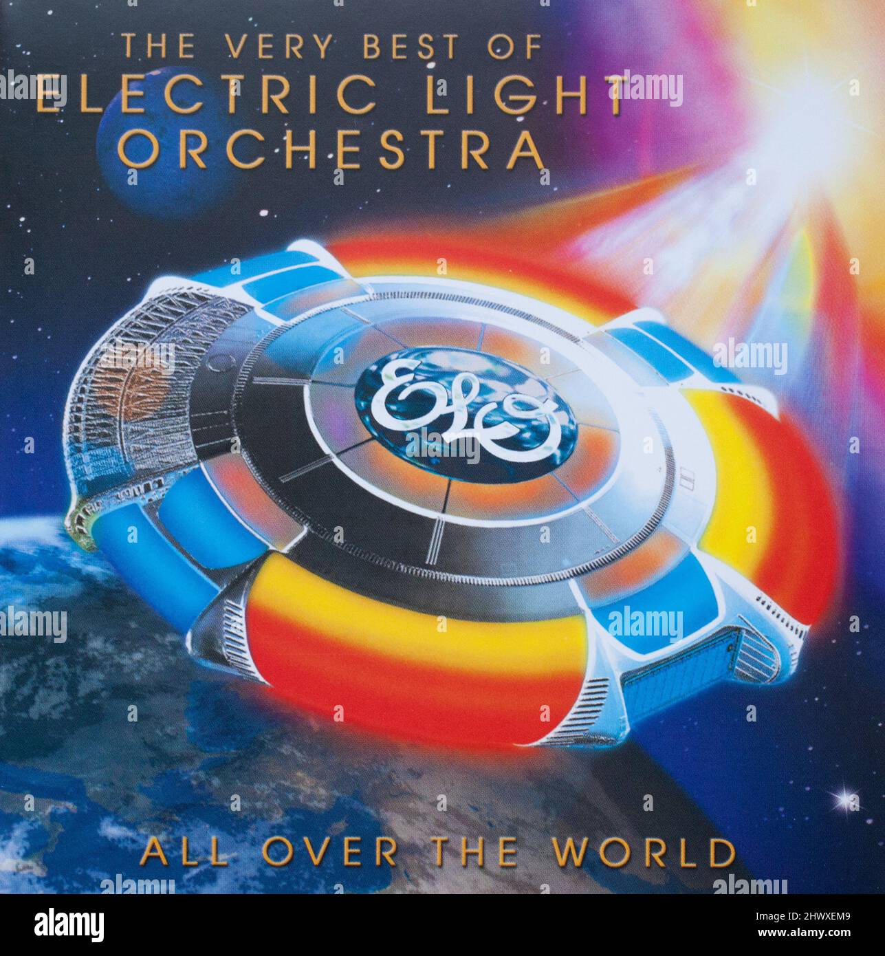 La portada del álbum de cd de The Very Best of Electric Light Orchestra Foto de stock