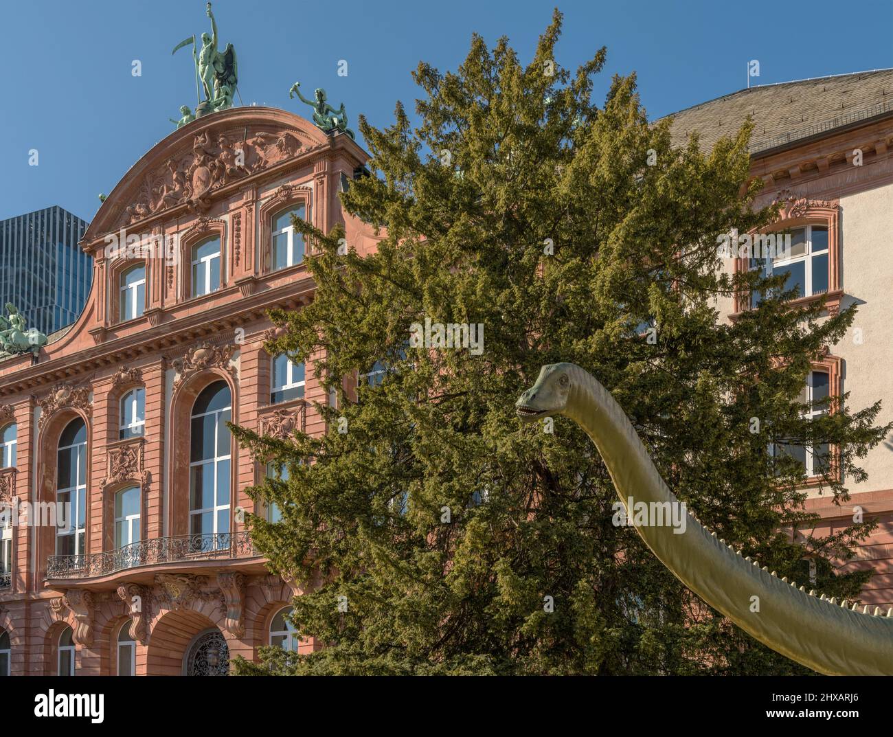 Museo de Historia Natural Senckenberg Frankfurt, Hesse, Alemania Foto de stock