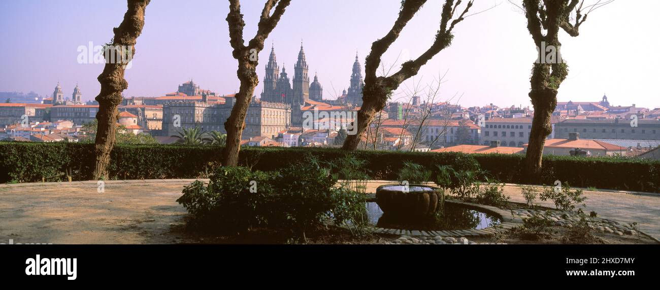 Santiago de Compostela A Coruña. Galicia España Foto de stock