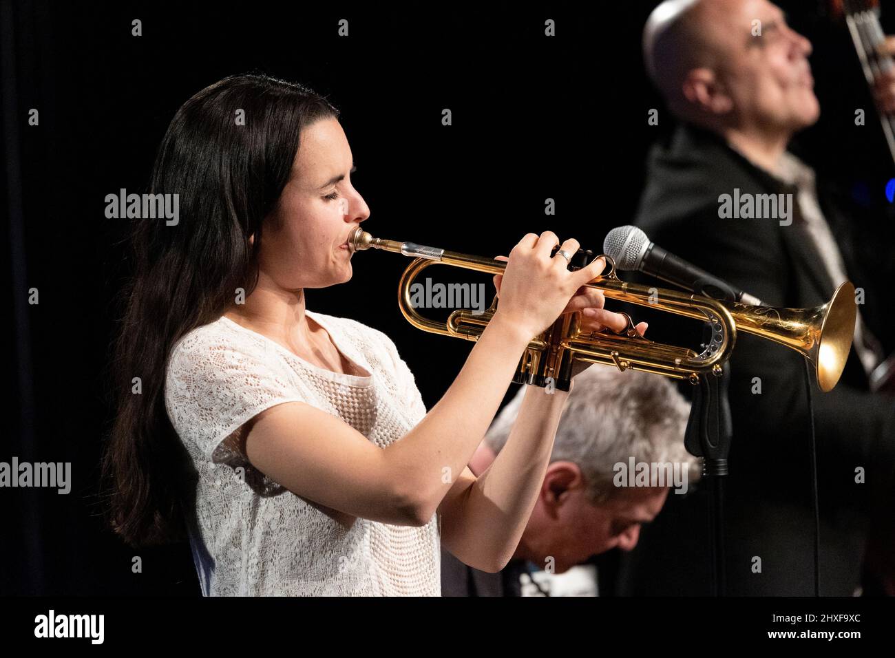 Milán ITALIA 12 Marzo 2022 Andrea Motis y su banda en vivo en el Blue Note Club © Andrea