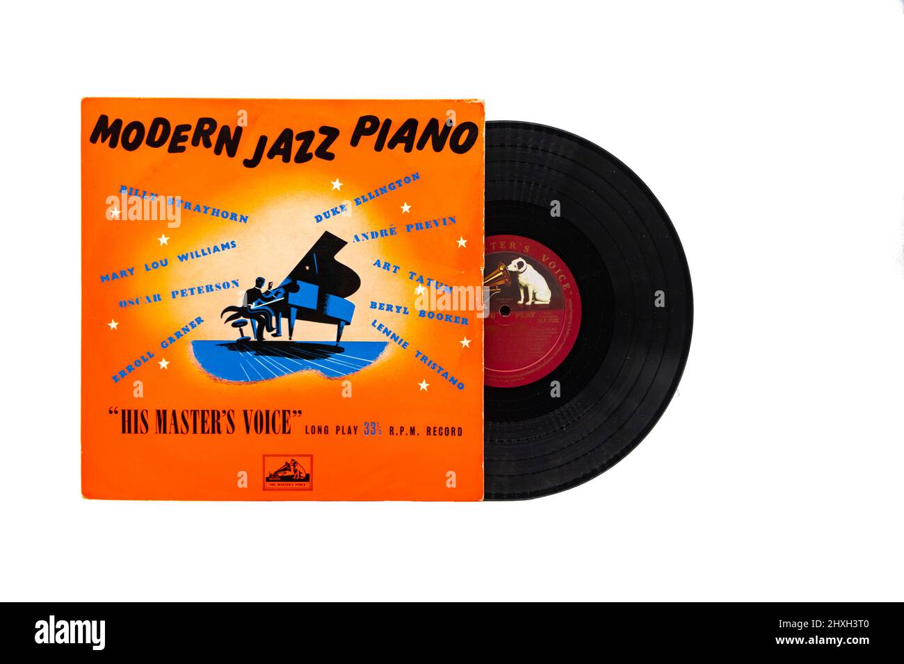 Modern Jazz Piano vinilo LP cover en HMV o su sello de voz de los maestros  Fotografía de stock - Alamy