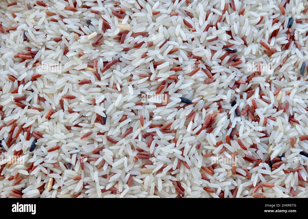 Cocina y Comida, Pile de Arroz Largo de Jazmín Blanco y Marrón, Arroz