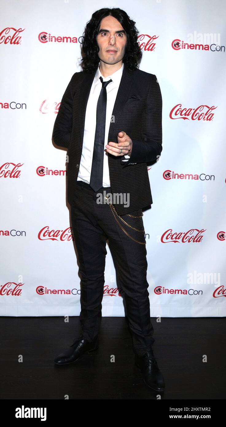 Russell Brand asiste a los premios CinemaCon Big Screen Achievement Awards celebrados en Caesars Palace en Las Vegas Foto de stock